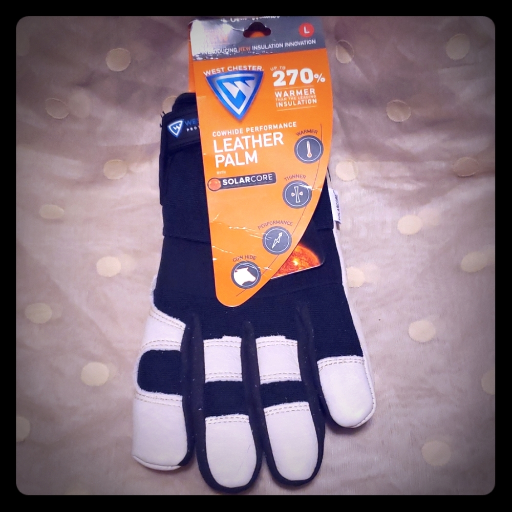 Insulated Leather Gloves